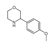 3-(4-methoxyphenyl)morpholine结构式