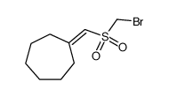 (((bromomethyl)sulfonyl)methylene)cycloheptane Structure