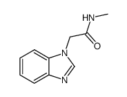 1-Benzimidazoleacetamide,N-methyl-(6CI)图片