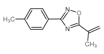 5-(Prop-1-en-2-yl)-3-(p-tolyl)-1,2,4-oxadiazole结构式