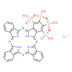 cerium tetrasulfophthalocyanine structure