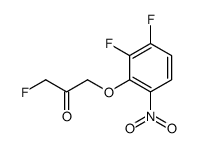 1-(2,3-difluoro-6-nitrophenoxy)-3-fluoropropan-2-one结构式