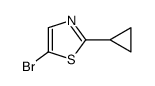 5-Bromo-2-cyclopropyl-thiazole Structure