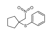 [1-(nitromethyl)cyclopentyl]sulfanylbenzene Structure