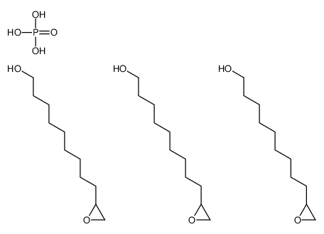 9-(oxiran-2-yl)nonan-1-ol,phosphoric acid Structure