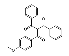 2-benzoyl-1-(4-methoxyphenyl)-3-phenylpropane-1,3-dione Structure