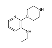 N-ETHYL-2-(PIPERAZIN-1-YL)PYRIDIN-3-AMINE structure