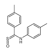 4-methyl-N-[(4-methylphenyl)-sulfinylmethyl]aniline结构式