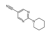 2-(1-piperidinyl)-5-pyrimidinecarbonitrile(SALTDATA: FREE) structure