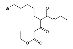 diethyl 2-(5-bromopentyl)-3-oxopentanedioate Structure