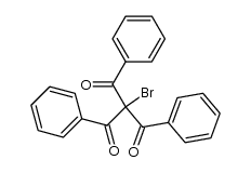 2-benzoyl-2-bromo-1,3-diphenyl-propane-1,3-dione结构式