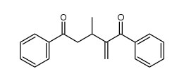2,4-dibenzoyl-3-methylbutene Structure