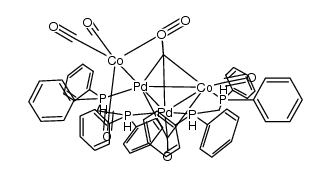 {Pd2Co2(CO)7(dppm)2} Structure