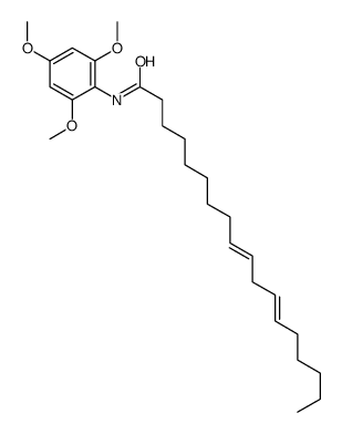 N-(2,4,6-trimethoxyphenyl)octadeca-9,12-dienamide结构式