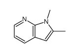 1H-Pyrrolo[2,3-b]pyridine,1,2-dimethyl-(9CI) structure
