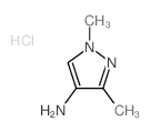 1,3-DIMETHYL-1H-PYRAZOL-4-AMINE HYDROCHLORIDE structure