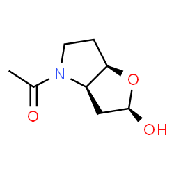 2H-Furo[3,2-b]pyrrol-2-ol, 4-acetylhexahydro-, [2R-(2alpha,3abeta,6abeta)]- (9CI)结构式