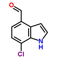 7-氯-1H-吲哚-4-甲醛图片