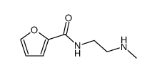 N-(2-furoyl)-N'-methyl-1,2-ethanediamine Structure