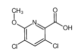 3,5-dichloro-6-methoxypyridine-2-carboxylic acid Structure