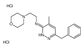 6-benzyl-4-methyl-N-(2-morpholin-4-ylethyl)pyridazin-3-amine,dihydrochloride结构式