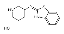 N-3-哌啶基-2-氨基苯并噻唑盐酸盐结构式