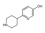 6-piperidin-4-ylpyridin-3-ol结构式