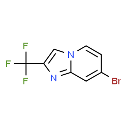 7-BROMO-2-TRIFLUOROMETHYL-IMIDAZO[1,2-A]PYRIDINE结构式