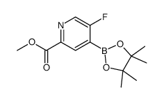 Methyl 5-fluoro-4-(4,4,5,5-tetramethyl-1,3,2-dioxaborolan-2-yl)picolinate picture