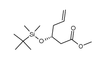 (R)-Methyl 3-((tert-butyldimethylsilyl)oxy)hex-5-enoate structure