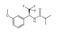 (R(S),S)-N-[2,2,2-trifluoro-1-(3-methoxyphenyl)ethyl]-2-propanesulfinamide Structure