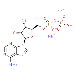 Adenosine-5'-diphosphatedisodiumsalt structure