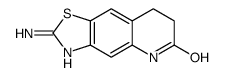 Thiazolo[5,4-g]quinolin-6(5H)-one, 2-amino-7,8-dihydro- (9CI) structure