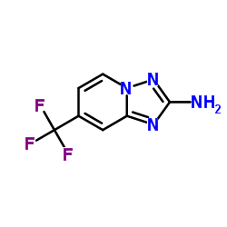 7-三氟甲基-[1,2,4]三唑并[1,5-A]吡啶-2-胺结构式