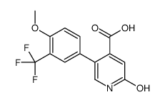 5-[4-methoxy-3-(trifluoromethyl)phenyl]-2-oxo-1H-pyridine-4-carboxylic acid Structure