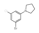 1-(3-Bromo-5-chlorophenyl)pyrrolidine picture