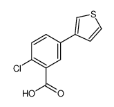 2-chloro-5-thiophen-3-ylbenzoic acid Structure