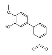 2-methoxy-5-(3-nitrophenyl)phenol结构式
