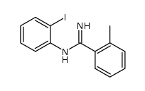 N-(2-iodophenyl)-2-methylbenzimidamide结构式