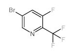 5-溴-3-氟-2-三氟甲基吡啶结构式
