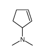 2-Cyclopenten-1-amine,N,N-dimethyl-结构式
