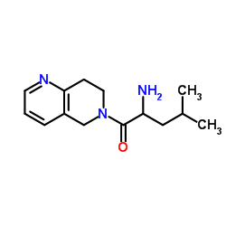 2-Amino-1-(7,8-dihydro-1,6-naphthyridin-6(5H)-yl)-4-methyl-1-pentanone Structure