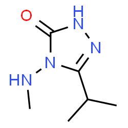 3H-1,2,4-Triazol-3-one,2,4-dihydro-4-(methylamino)-5-(1-methylethyl)-(9CI) Structure