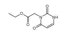 ethyl uracilylacetate Structure