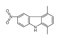 1,4-dimethyl-6-nitro-9H-carbazole Structure