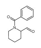 N-benzoyl-2-piperidinecarboxaldehyde结构式