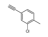 2-Chloro-4-ethynyl-1-methylbenzene结构式