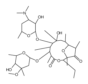 9-deoxo-12-deoxy-9,12-epoxyerythromycin结构式