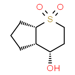 Cyclopenta[b]thiopyran-4-ol, octahydro-, 1,1-dioxide, (4-alpha-,4a-ba-,7a-ba-)- (9CI) Structure
