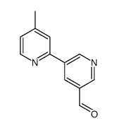 5-(4-methylpyridin-2-yl)pyridine-3-carbaldehyde图片